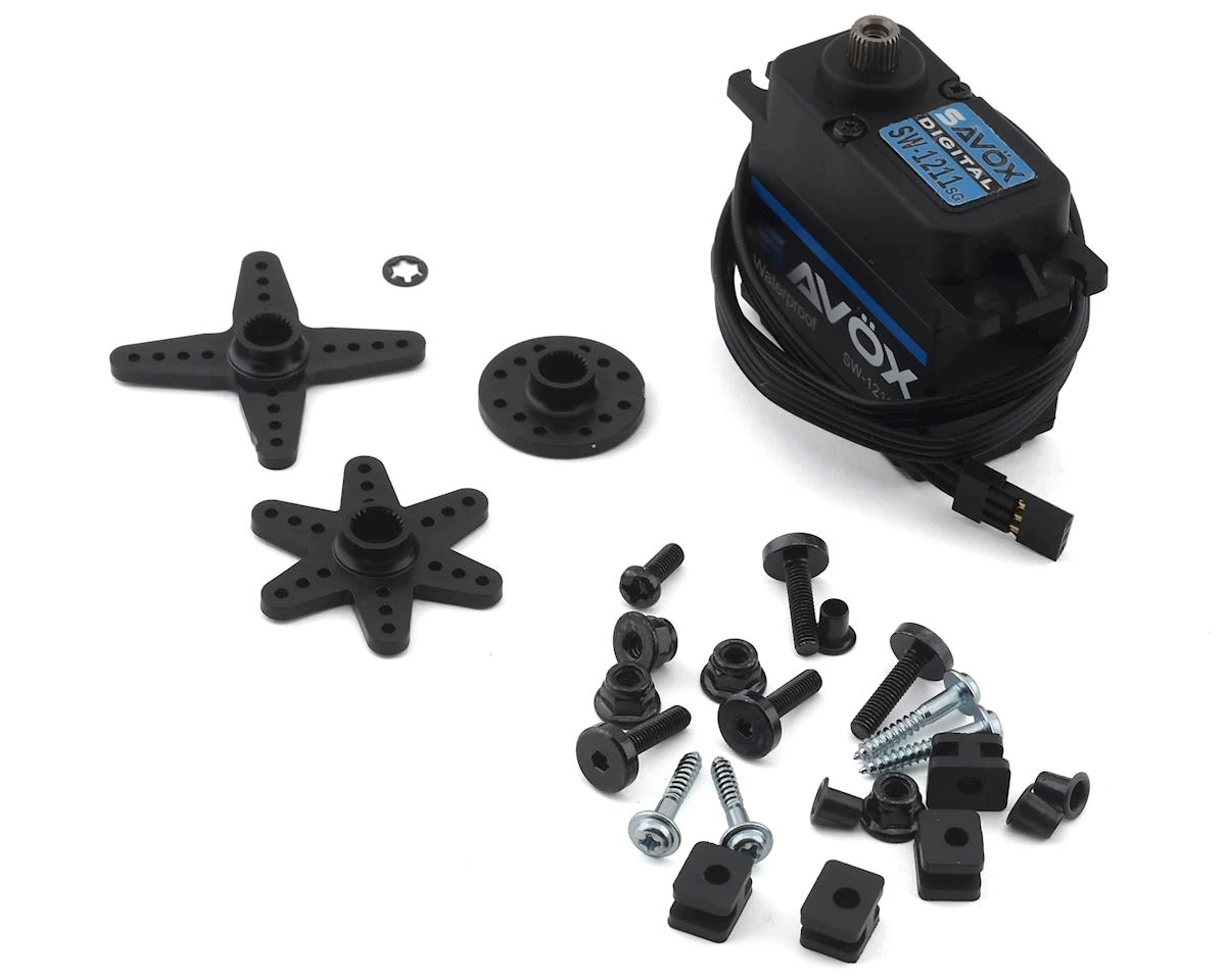 Savox SW-1211SG Black Edition Waterproof Digital Servo (High Voltage) 1 Savox SW-1211SG Black Edition Waterproof Digital Servo (High Voltage)