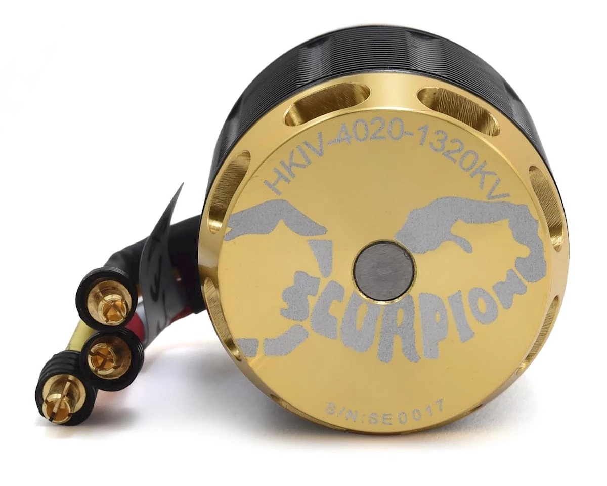 Scorpion HKIV 4020-1320 Brushless Motor (1998W, 1320Kv) 2 Scorpion HKIV 4020-1320 Brushless Motor (1998W, 1320Kv) - Image 2