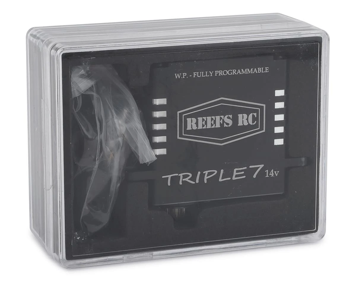 Reefs RC Triple7 14V Programable High Torque Steel Gear Digital Servo (High Voltage) 3 Reefs RC Triple7 14V Programable High Torque Steel Gear Digital Servo (High Voltage) - Image 3