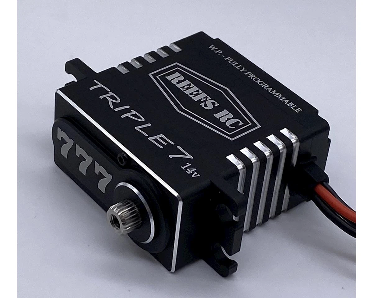 Reefs RC Triple7 14V Programable High Torque Steel Gear Digital Servo (High Voltage) 5 Reefs RC Triple7 14V Programable High Torque Steel Gear Digital Servo (High Voltage) - Image 5