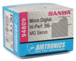 Sanwa/Airtronics 94809 Micro Metal Gear Digital Rudder Servo -Furitek shop snw107a53612a 2