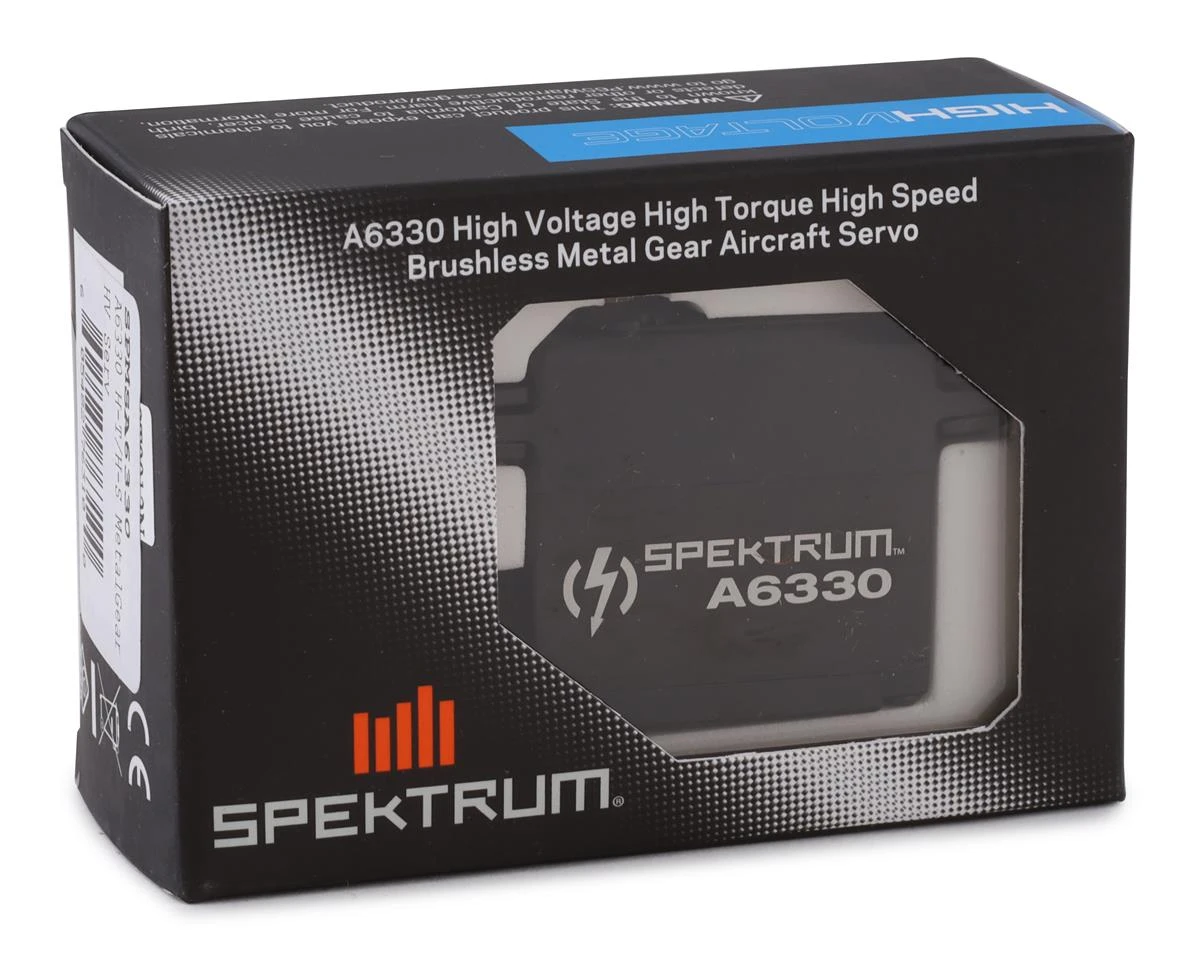Spektrum RC A6330 Digital High Torque Metal Gear Aircraft Servo (High Voltage) 3 Spektrum RC A6330 Digital High Torque Metal Gear Aircraft Servo (High Voltage) - Image 3