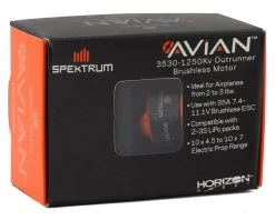 Spektrum RC Avian 3530 Brushless Outrunner Motor (1250Kv) -Furitek shop spmxam4595 3