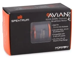 Spektrum RC Avian 5055 Brushless Outrunner Motor (500Kv) -Furitek shop spmxam4740 4