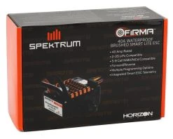 Spektrum RC Firma 40A Lite Smart Waterproof Brushed ESC -Furitek shop spmxse40 2