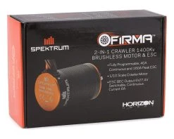Spektrum RC Firma 2-in-1 Brushless ESC & Motor Crawler System (1400Kv) -Furitek shop spmxsem1040a 3
