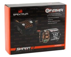 Spektrum RC Firma 70A Smart Waterproof Brushed ESC & 15T Brushed Motor Combo 6 Spektrum RC Firma 70A Smart Waterproof Brushed ESC & 15T Brushed Motor Combo -Furitek shop spmxsemc10 2
