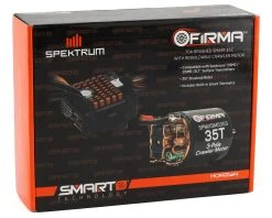 Spektrum RC Firma 70A Smart Waterproof Brushed ESC & 35T Brushed Motor Combo -Furitek shop spmxsemc12 2