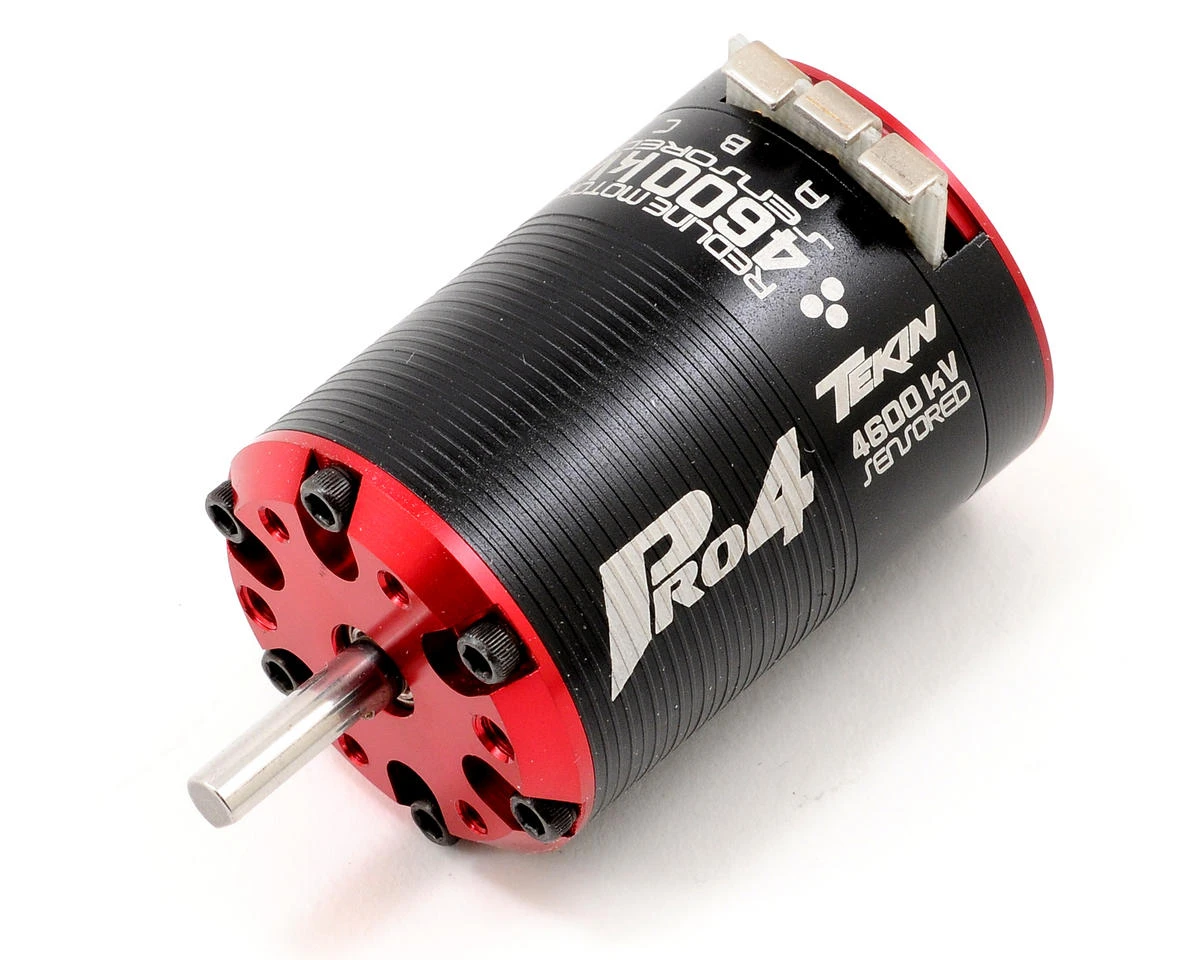 TEKIN Pro4 4-Pole Brushless Motor W/5mm Shaft (4,600kV) 1 TEKIN Pro4 4-Pole Brushless Motor W/5mm Shaft (4,600kV)