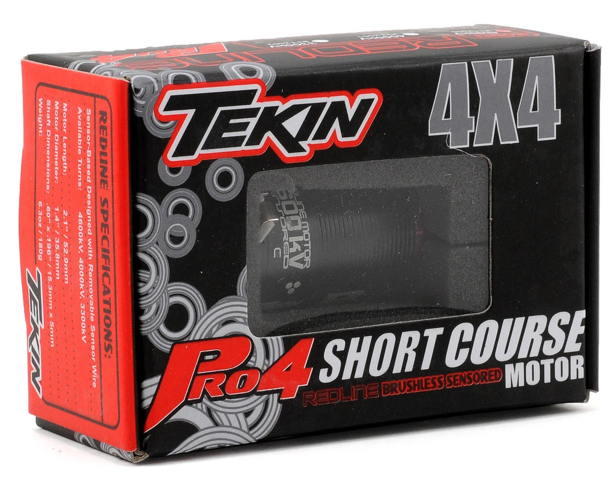 TEKIN Pro4 4-Pole Brushless Motor W/5mm Shaft (4,600kV) 2 TEKIN Pro4 4-Pole Brushless Motor W/5mm Shaft (4,600kV) - Image 2