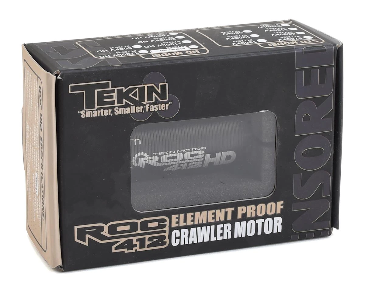 TEKIN ROC412 HD Element Proof Sensored Brushless Crawler Motor (3100kV) W/5mm Shaft 4 TEKIN ROC412 HD Element Proof Sensored Brushless Crawler Motor (3100kV) W/5mm Shaft - Image 4