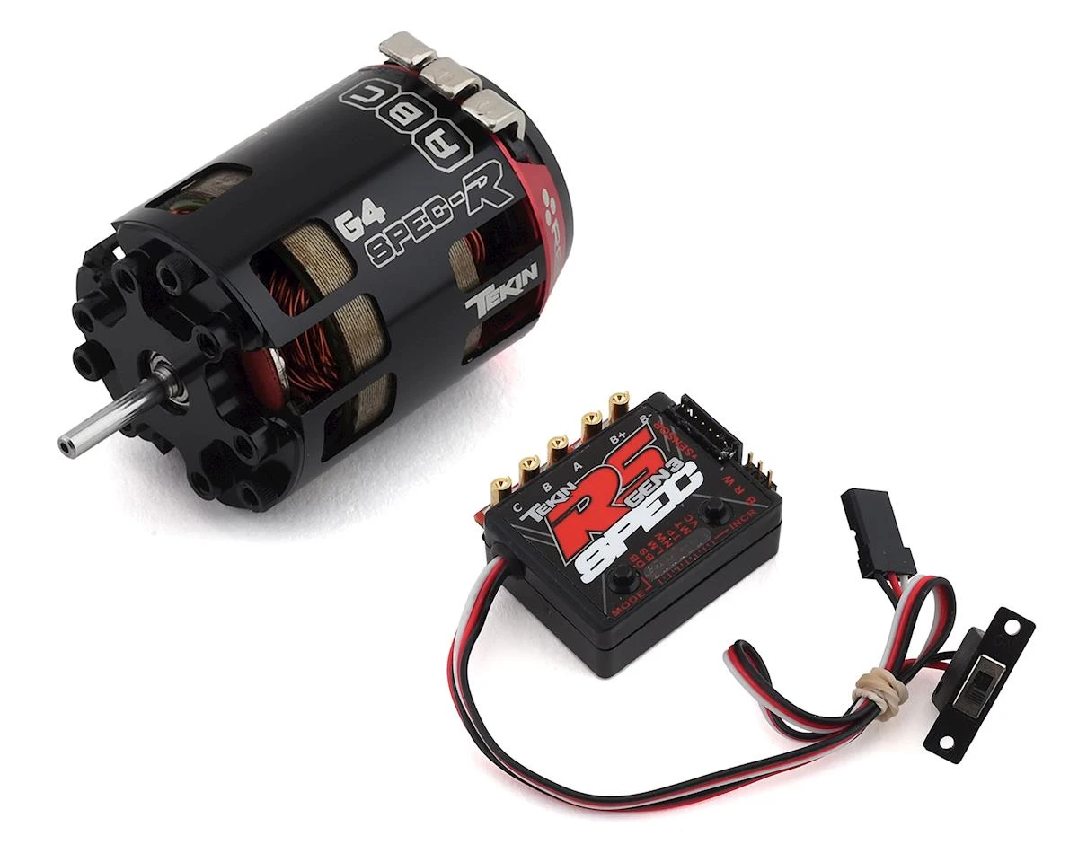 TEKIN RS Gen3 SPEC Sensored Brushless ESC/Gen4 Spec R Motor Combo (21.5T) 1 TEKIN RS Gen3 SPEC Sensored Brushless ESC/Gen4 Spec R Motor Combo (21.5T)