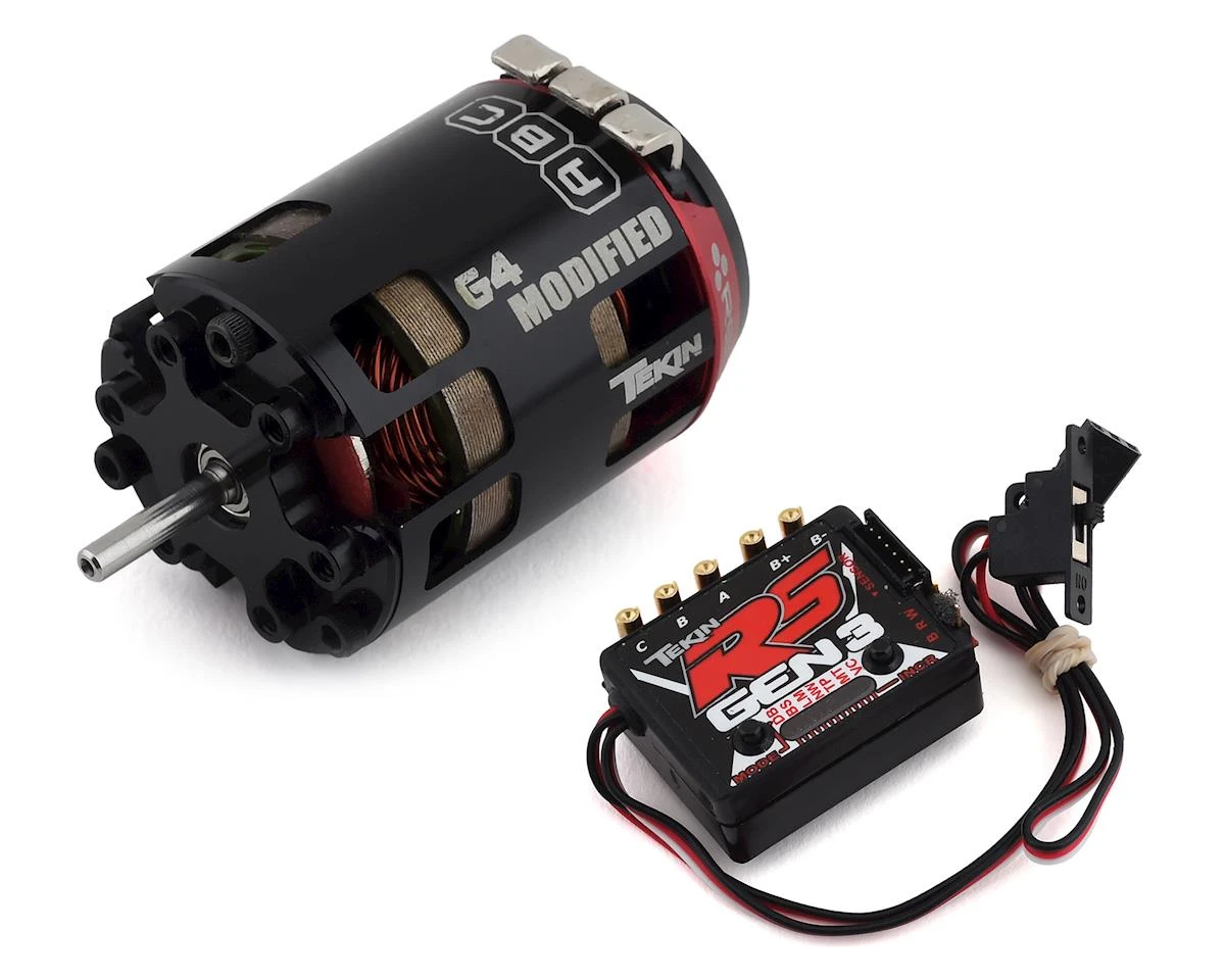 TEKIN RS Gen3 Sensored Brushless ESC/Gen4 Motor Combo (9.5T) 1 TEKIN RS Gen3 Sensored Brushless ESC/Gen4 Motor Combo (9.5T)