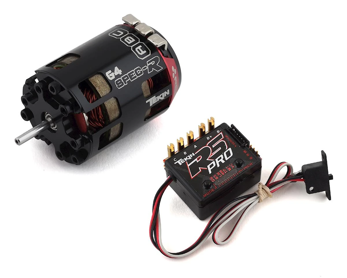 TEKIN RS Pro Black Sensored Brushless ESC/Gen4 Spec R Motor Combo (17.5T) 1 TEKIN RS Pro Black Sensored Brushless ESC/Gen4 Spec R Motor Combo (17.5T)