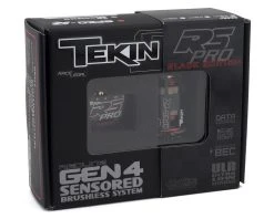 TEKIN RS Pro Black Sensored Brushless ESC/Gen4 Spec R Motor Combo (17.5T) 9 TEKIN RS Pro Black Sensored Brushless ESC/Gen4 Spec R Motor Combo (17.5T) -Furitek shop tektt2808 4