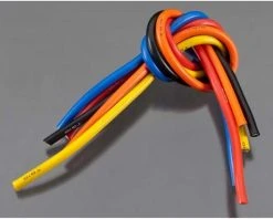 TQ WIRE Silicone Wire Pack (5) (1 Each) (10AWG) (Black, Red, Blue, Yellow, Orange)