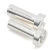 TQ WIRE 4mm Low Profile Male Bullet Connectors (Silver) (14mm) (2)