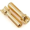 TQ WIRE 4mm Narrow Top Male Bullet Connector (Gold) (2)