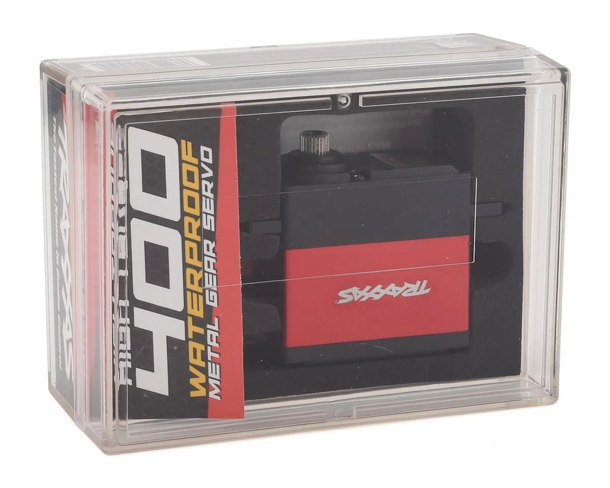 Traxxas 400 High Torque Metal Gear Waterproof Brushless Servo (Red) (High Voltage) 2 Traxxas 400 High Torque Metal Gear Waterproof Brushless Servo (Red) (High Voltage) - Image 2