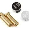 Whitz Racing Products Battery Grabs W/5mm Bullets (Silver)