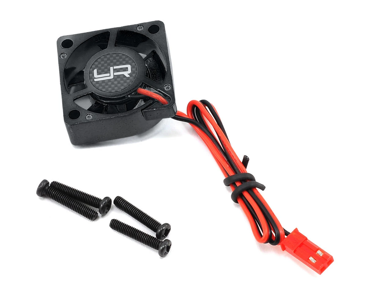 YEAH RACING 30x30x10mm Tornado High Speed Fan (Black) 1 YEAH RACING 30x30x10mm Tornado High Speed Fan (Black)