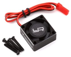 YEAH RACING 25x25x10mm Aluminum Case Tornado Plus High Speed Cooling Fan (Black)