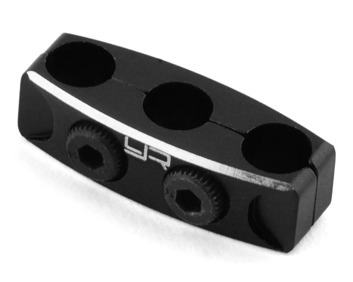 YEAH RACING 12-14AWG Aluminum Motor Wire Organizer Clamp (Black) 1 YEAH RACING 12-14AWG Aluminum Motor Wire Organizer Clamp (Black)