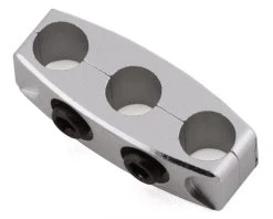 YEAH RACING 12-14AWG Aluminum Motor Wire Organizer Clamp (Silver)