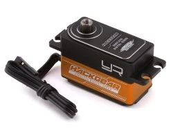 YEAH RACING 10kg Low Profile Coreless Metal Gear Servo (Orange) (High Voltage/Metal Case)