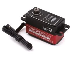 YEAH RACING 10kg Low Profile Coreless Metal Gear Servo (Red) (High Voltage/Metal Case)